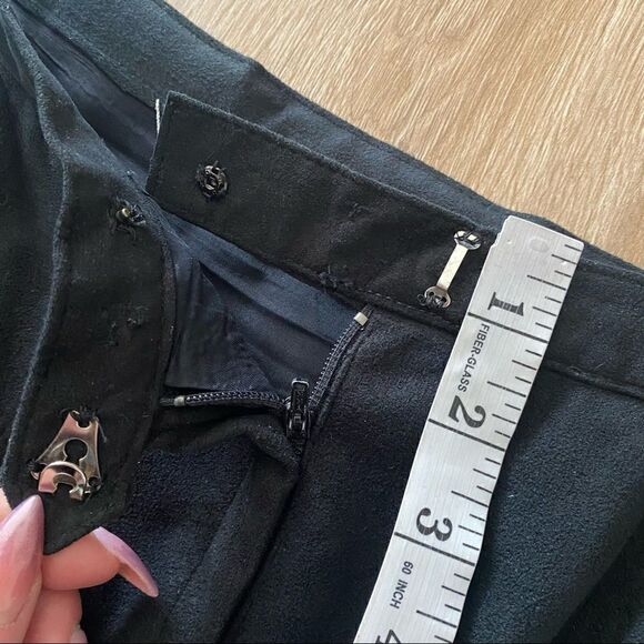 Suede Leather High Waist Pencil Skirt Womens Size 26 - Picture 5 of 6